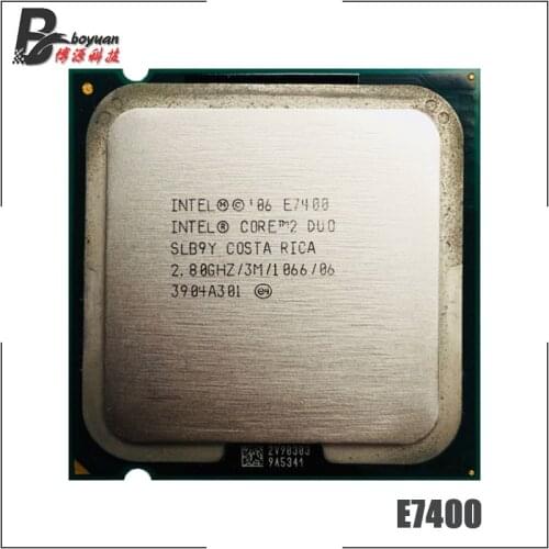Intel Core 2 Duo E7400 2.8 GHz Dual-Core CPU Processor 65W 3M 1066 LGA 775