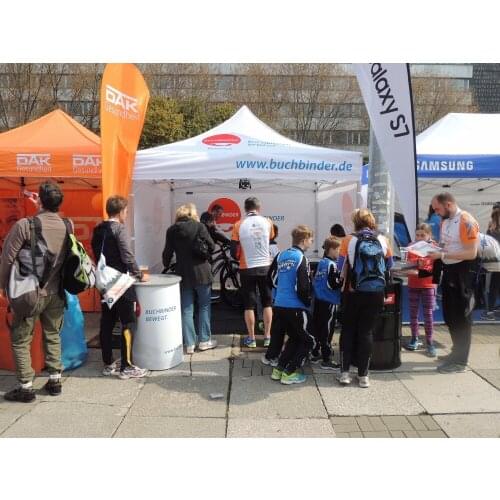 Professional Aluminum 10ft x 10ft Outdoor Garden Event Gazebo Leisure Sun Shade Canvas Tent Pop Up Canopy Marquee Awning