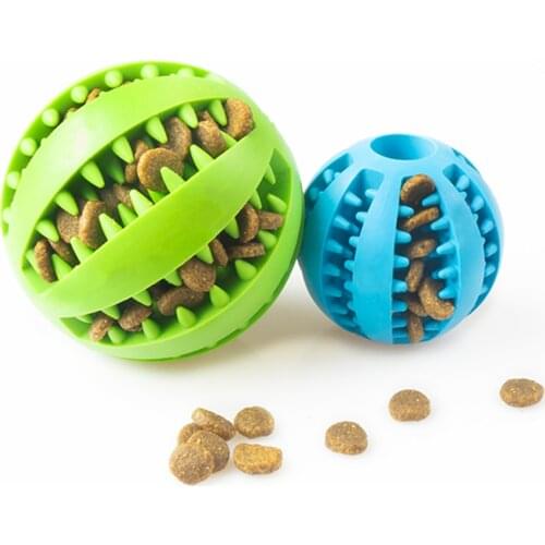 Rubber Leaking Dog Toys Funny Snack Toys for Small/Medium Dogs Puppies Tooth Cleaning Ball Pet Products for Dropshipping