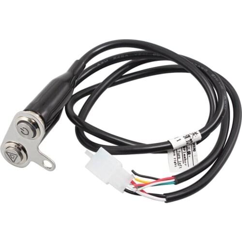 LED Motorcycle Scooter ON-OFF Hazard Light Switch Double Emergency Warning Flasher Button Waterproof Switches Electric