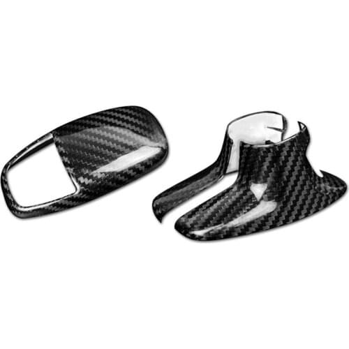 Carbon Fiber Gear Shift Knob Cover Sticker Trim for Dodge Challenger Charger 2015-2020 Accessories