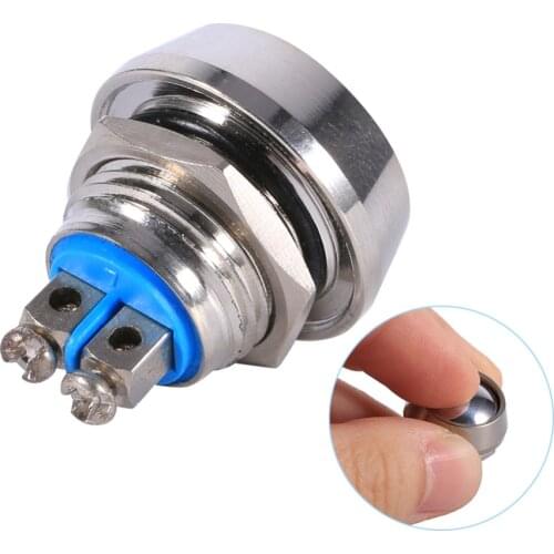 12mm Momentary Toggle Dome Top waterproof Metal Push Button Switch Car Accessories