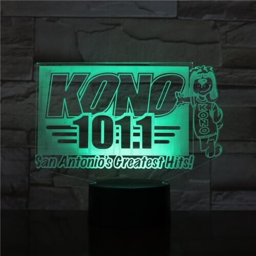 3DLED Lamp KON0101.1 Lovely Reward for Infant Pretty Deco for Table Color Changing with Remote Led Night Light Lamp Lampara 3004