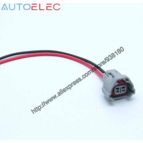 4Pcs NEW DENSO Bottom Slot 'HIGH TAG' Injector plug Connectors with Pigtails for for 1jz 2jz Subaru Nippon Mazda Subarus