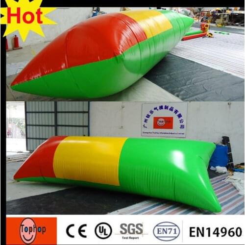 Free shipping! inflatable water pillow blob trampoline with wholesale water sports equipment