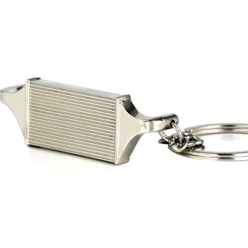 10pcs/Lot Intercooler Keychain Creative Hot Sale Auto Parts Accessories Model Key Chain Ring Key Fob Keyring 86037