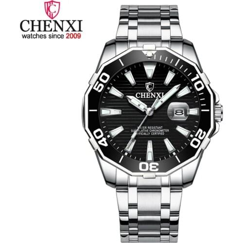 Classic Watches Men Luxury CHENXI Men Watches Stainless Steel Quartz Watches Men Sports Watches relogio masculino horloge mannen