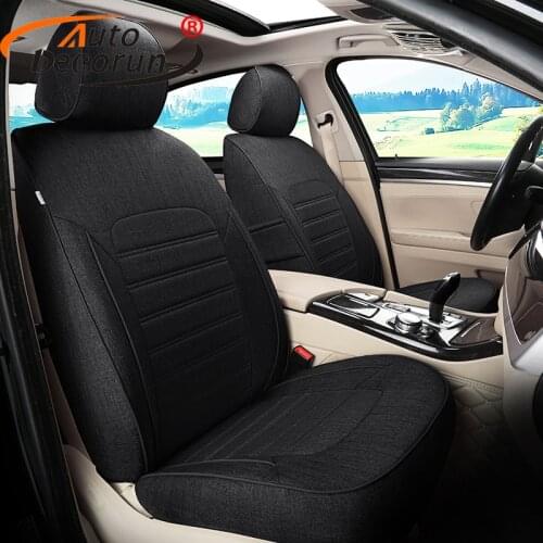 AutoDecorun Dedicated Flax Auto Seat Cover for Mercedes Benz CLS Accessories Seat Covers for Cars Seats Cushion Supports Styling