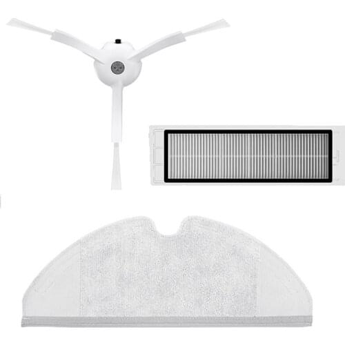 Hepa Filter Side Brush Water Tank Filter Mop Rag for Xiaomi Roborock S5 Max S6 MaxV S50 S51 Robot Vacuum Cleaner Parts