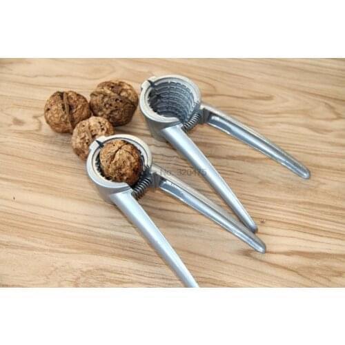 DHL 100pcs practical Crack almond Walnut Pecan Hazelnut Hazel Nut Kitchen Nutcracker Sheller Clip Tool Clamp Plier Cracker