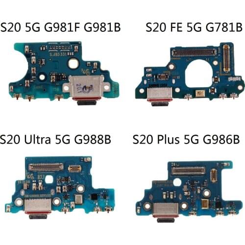 For Samsung Galaxy S20 Plus 5G/S20 FE 5G SM-G781B/S20 Ultra 5G SM-G988B/ S20 5G G981F Dock Connector Charging Port Flex Cable