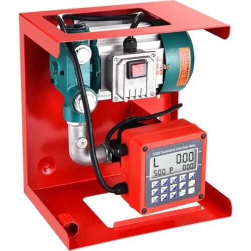 12v24v220V Electric vehicle-mounted small fuel dispenser oil pump large flow diesel pump automatic electron