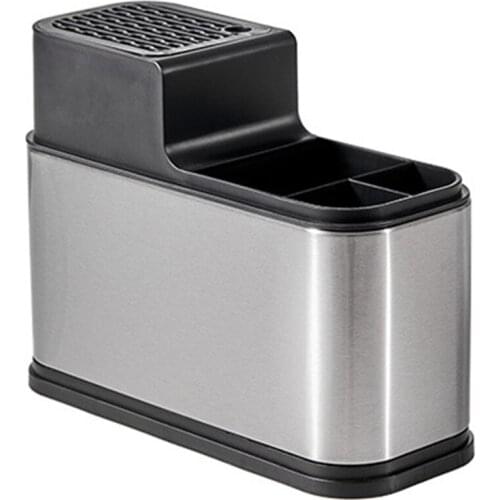 HOT Stainless Steel Plastic Kitchenware Rack Knife Rack Cutlery Rack Cutting Board Rack Countertop Storage Rack