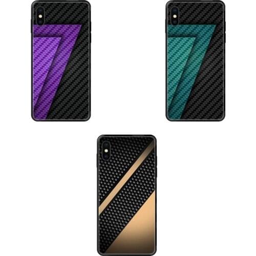 Cool Black Honeycomb Triangle Printing For Galaxy A70 A71 A70E A5 A6 A7 A8 A10 A10S A20 A20S A20E A21S A30 A30S A40 A50 Black