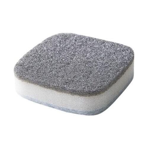 Kitchen Wall Mounted Pot Brush with Handle Self-Adhesive Reusable Replaceable Dish Washing Sponge Holder Bracket Tools