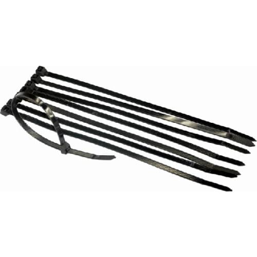New2014 freeshipping Multifunction 500 pcs/lot 2.8 x 300mm white/black Self-locking Plastic Nylon Cable Tie Zip Ties