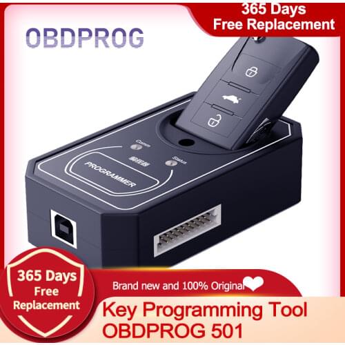 OBDPROG 501 Car Key Programmer Immobilizer EEPROM Pin Code Reader Automotive Smart Keys Remote Program OBD2 Diagnostic Tools