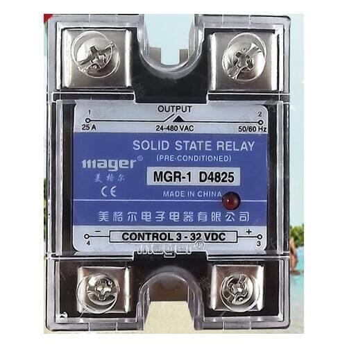 New original Single - phase SSR SSR single - phase solid - state relay AC - controlled AC 25A MGR - 1 D4825 normally open 220V