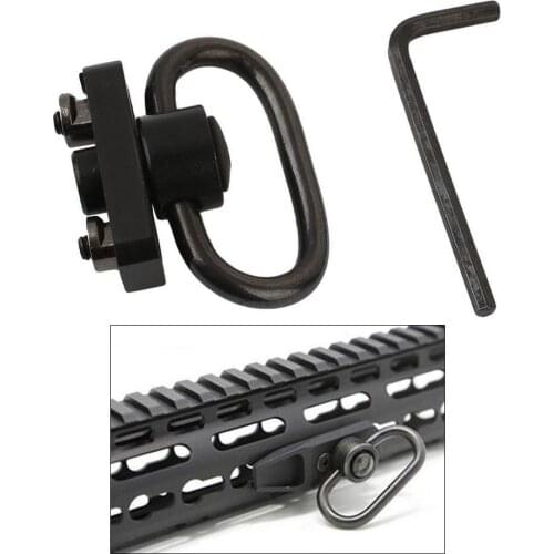 Qd Sling Swivel Mount Adapter Metal Quick Detachable Gun Strap Sling Mount Ring Rifle Shotgun Hunting Gun Accessories