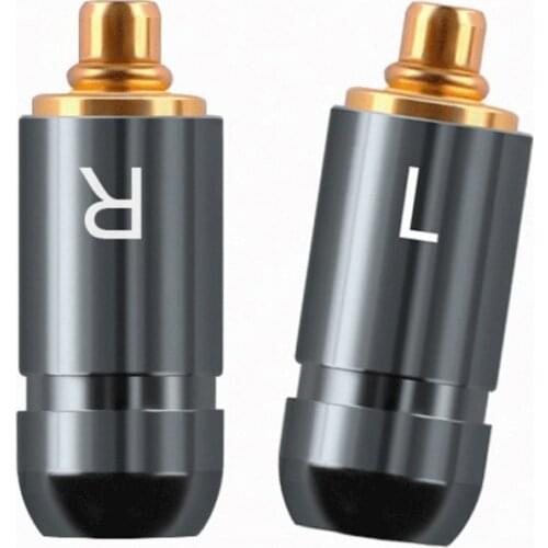 Free Shipping Audiocrast 1Pair Earphone DIY Pin Connector Plug Gold Plated For MMCX UE900 SE535 SE215 W10 W20 W30