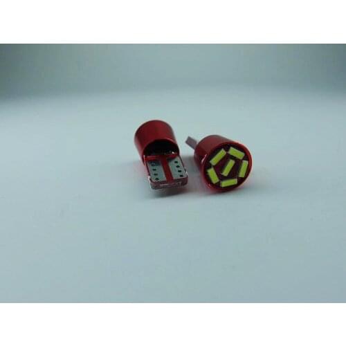Super Bright LED Lamp T10 4014 6SMD Canbus Interior Bulb White For Car DC 12V