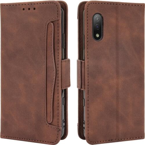 Shockproof Case Removable Card Slot Book Shell for Sony Xperia ACE II SO-41B Flip Case Luxury Leather Wallet Funda Xperia ACE 2