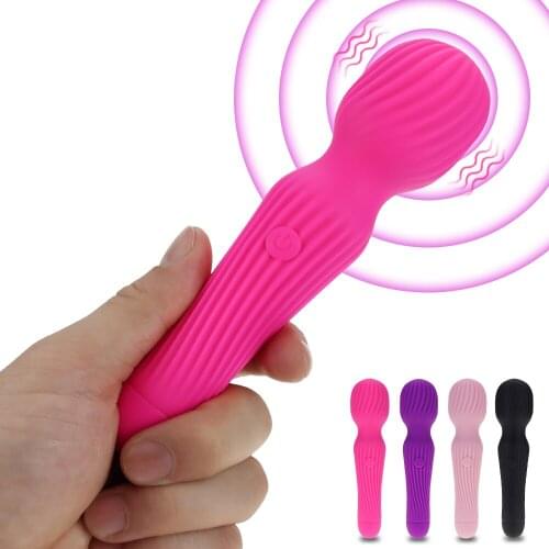 Dildo Vibrator for Women Av Magic Wand Vagina Clitoris G Spot Stimulator Silicone Female Masturbator Adult Sex Toys for Women