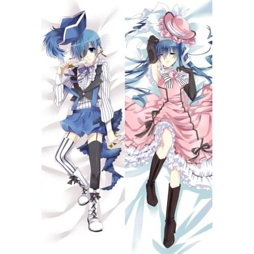 Japanese Anime Black Butler kuroshitsuji Ciel Phantomhive Hugging Body Pillow Cover Case Decorative pillowcases 110423