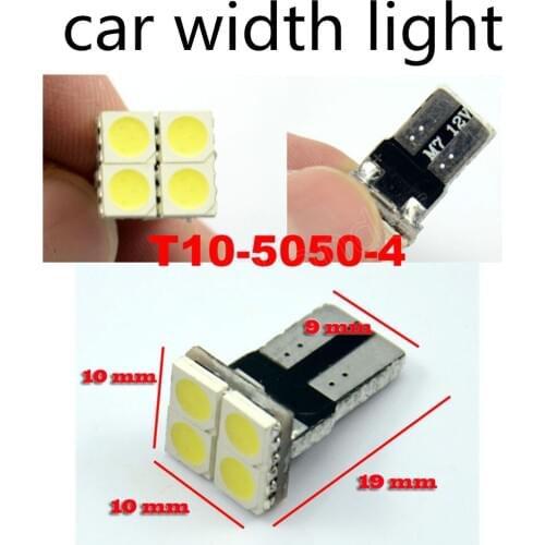 Sper bright 10 pieces T10 LED led 4SMD LED Car exterior Bulbs Light Parking Width Lamps