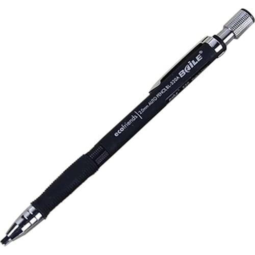 1Pc Press The Automatic Pencil 2.0mm 2B Drawing Writing Pencil Study Stationery Mechanical Pencil School Office Stationery