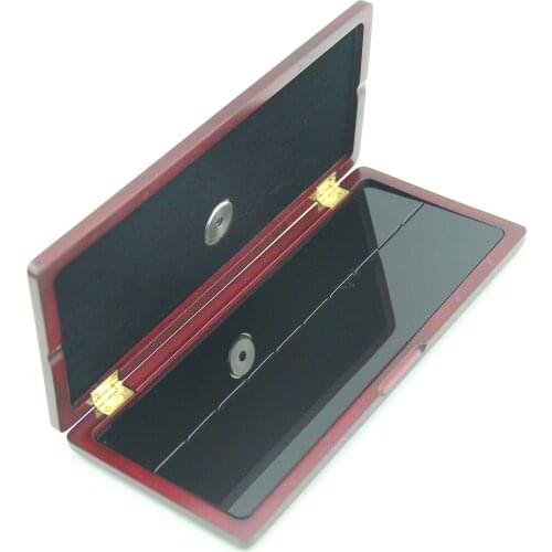 1pcs Beautiful Handmade Maple Wood Saxophone Clarinet Reeds CaseBox Hold10 Reeds