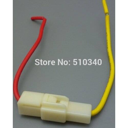 100set 6.3mm connector 1P 1pin Electrical 6.3 Connector Kits Male Female socket plug for Motorcycle Car