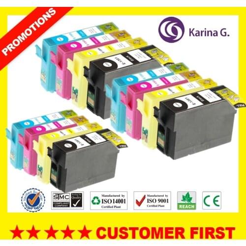 12X Compatible Printer Ink T130 XL -T1304XL For EPOSN Workforce WF-3010DW WF-7525 WF-7515