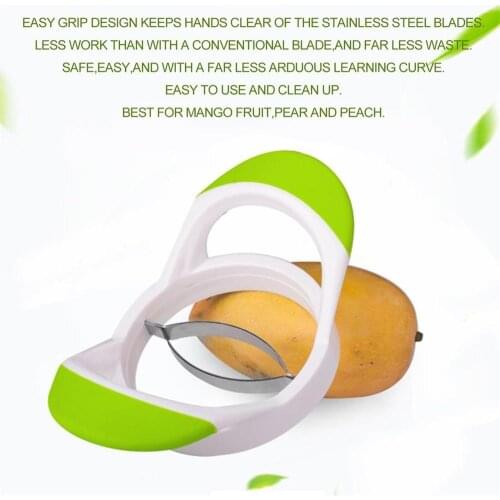 50pcs Mango Peach Slicer Splitter Cutter Fruit Pitter Peach Corer Craft Kitchen Tool