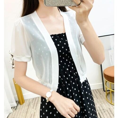 Short Sleeve Shrugs For Women Black White Prom Evening Dress Jacket Bridesmaid Wedding Jacket Cape Lace Bolero Bridal Jacket
