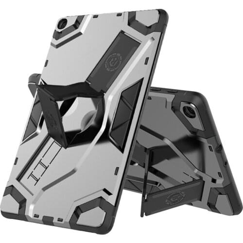 Fundas for Samsung GALAXY Tab A 10.1 2019 Case SM- T510 T515 Armor Case Tablet Silicone TPU+PC Shockproof Stand Cover for T510