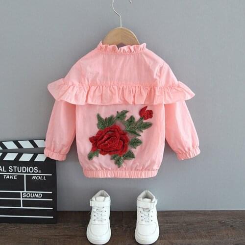 Childrens clothing girls thin jacket spring and autumn clothing 2021 new fashion foreign childrens spring and autumn jacket li