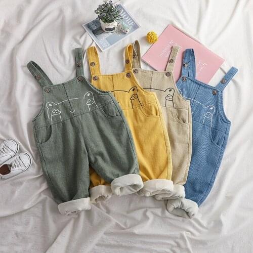 Childrens Overalls 2020 Autumn New Baby Boys and Girls Overalls Toddler Infant Korean Style Kids Overalls Juspsuit Trousers