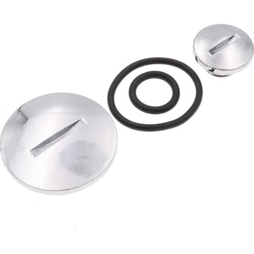 Engine Left Round Decorative Cover AB Visual Hole Cover Cylinder Head Cap Valve Tappet Covers for 50cc 70cc 90cc 110cc