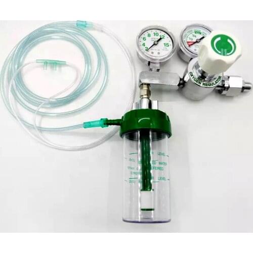 Medical Oxygen Regulator CGA540 With Gauge Flow Meter Regulator For for Oxygen Cylinder 4000psi