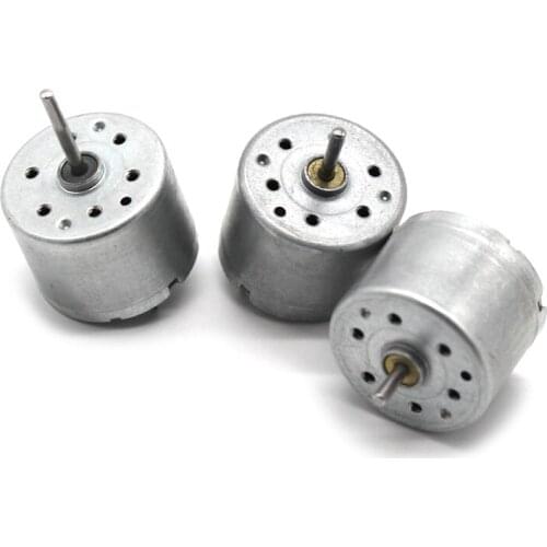 Micro Electric 310 Motor DC 1.5V-6V 3V 3.7V Mini Small 24mm Round Slient Motor for Student Solar Power Toys Car Boat Ship Model