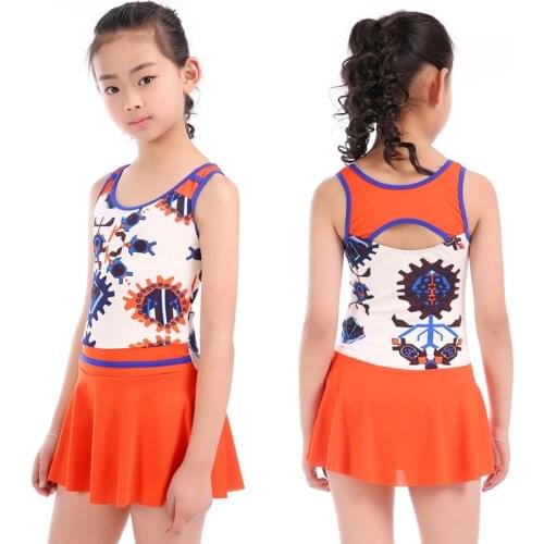 2021 Fashion Girls' Swimsuit 3-11 Years Old Childrens Vacation Cute Childrens Princess Skirt Swimsuit