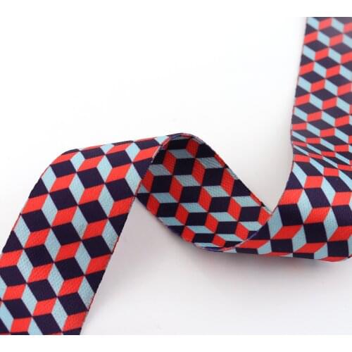 Soft Plaid Webbing Bag strap 38mm Lattice striped Ribbon Colorful Belt Purse Strap Nylon sewing for Lanyard Bag Leash Pet collar