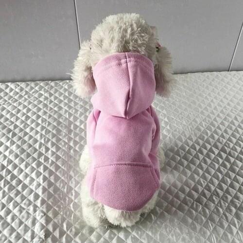 Pet Clothes Autumn Winter Hoodie Cotton Coat Jacket Puppy Costume Outfit Dog Cat