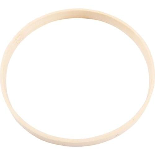 1pc Bamboo Embroidered Wreaths Embroidery Hoops Cross Stitch Hoop Ring Bamboo Circle for Wedding Decor 15cm (Inner Hoop)