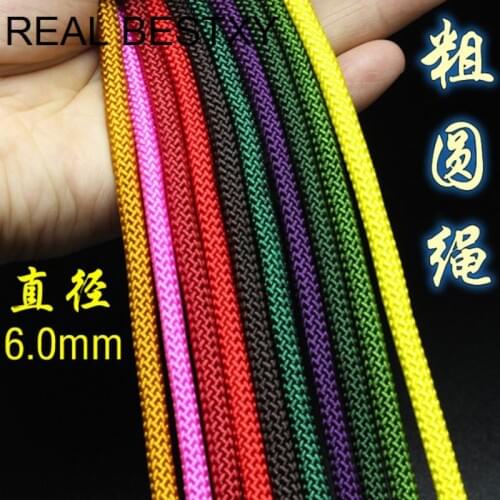REAL BESTXY 6mm nylon rope cords for bracelets making braided nylon rope straps nylon rope strings for bracelets DIY making hot