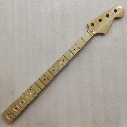 Maple 20 Frets JB Bass Neck Replacement 4 String Maple Fingerboard 34 Inch Gloss