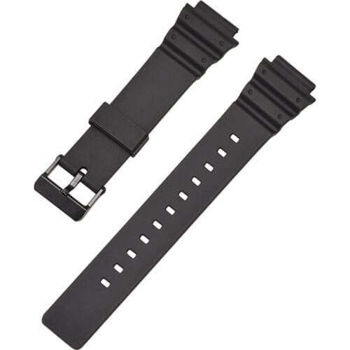 Replacement Durable Silicone Wrist Strap For Casio MRW-200H 18mm Waterproof Sweatproof Sport Watch Accessories Rubber WatchBands