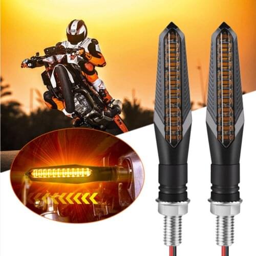 12V Motorcycle LED Turn Signals Indicator Sequential Amber Flasher Built Relay Arrow Motorcycle Turn Signals lamp Honda Yamaha