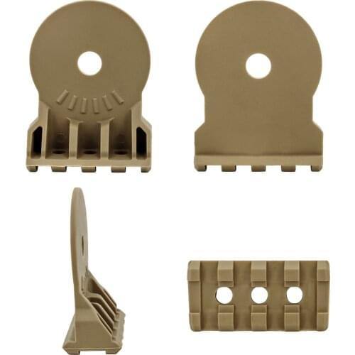 TCIHEADSET Tactical Mini Flashlight M300b, M600b Mounting Base Accessories for Tactical Headset COMTAC I II III ARC Rail Adapter